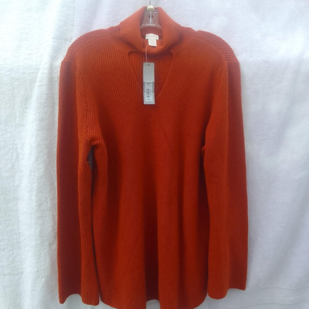 Bundle sunglass&fashion trendy turtle-neck thick warm softball knit sweater NWT